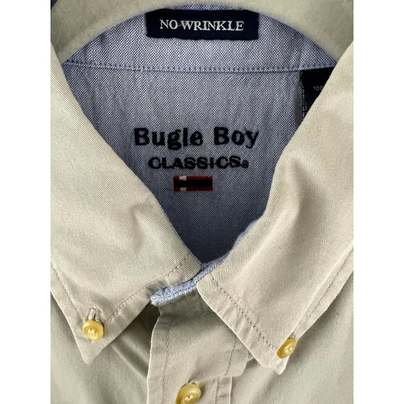 Vintage 90's Bugle Boy Classics Mens Medium New Short Sleeve Shirt Top NWT Sears - Picture 3 of 8